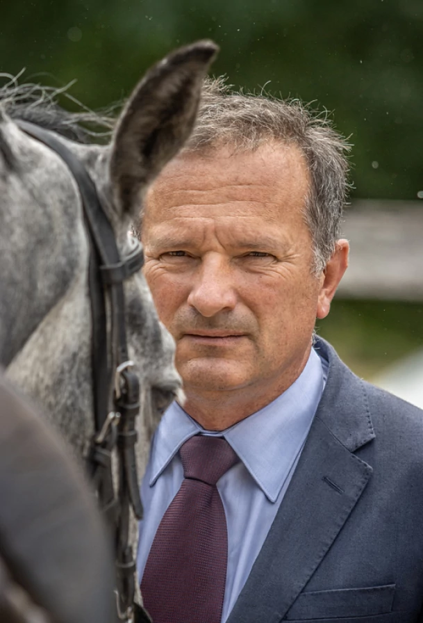 Dr. Boór-Gőblyös István lókiképző, lovasoktató